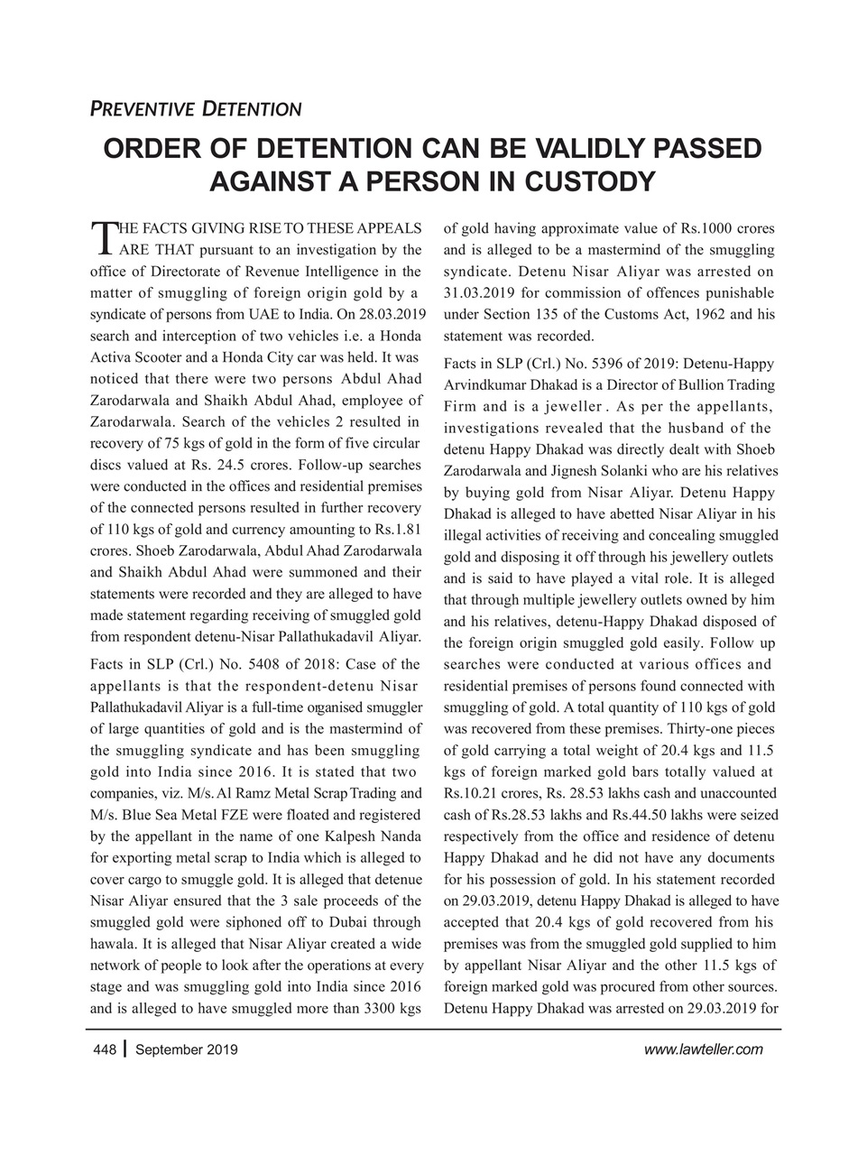 Lawteller – A Legal Awareness Magazine Preview Pages