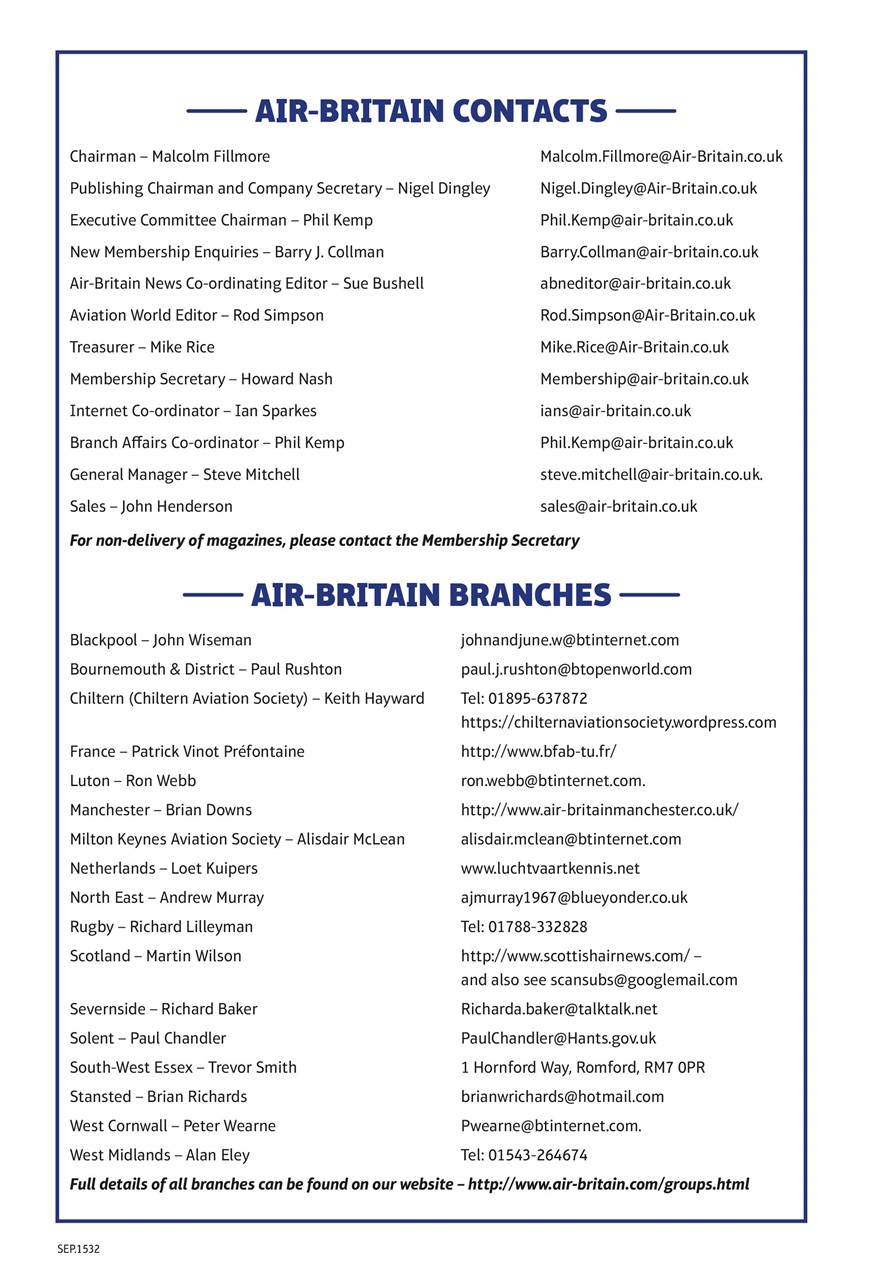 Air Britain News Preview Pages