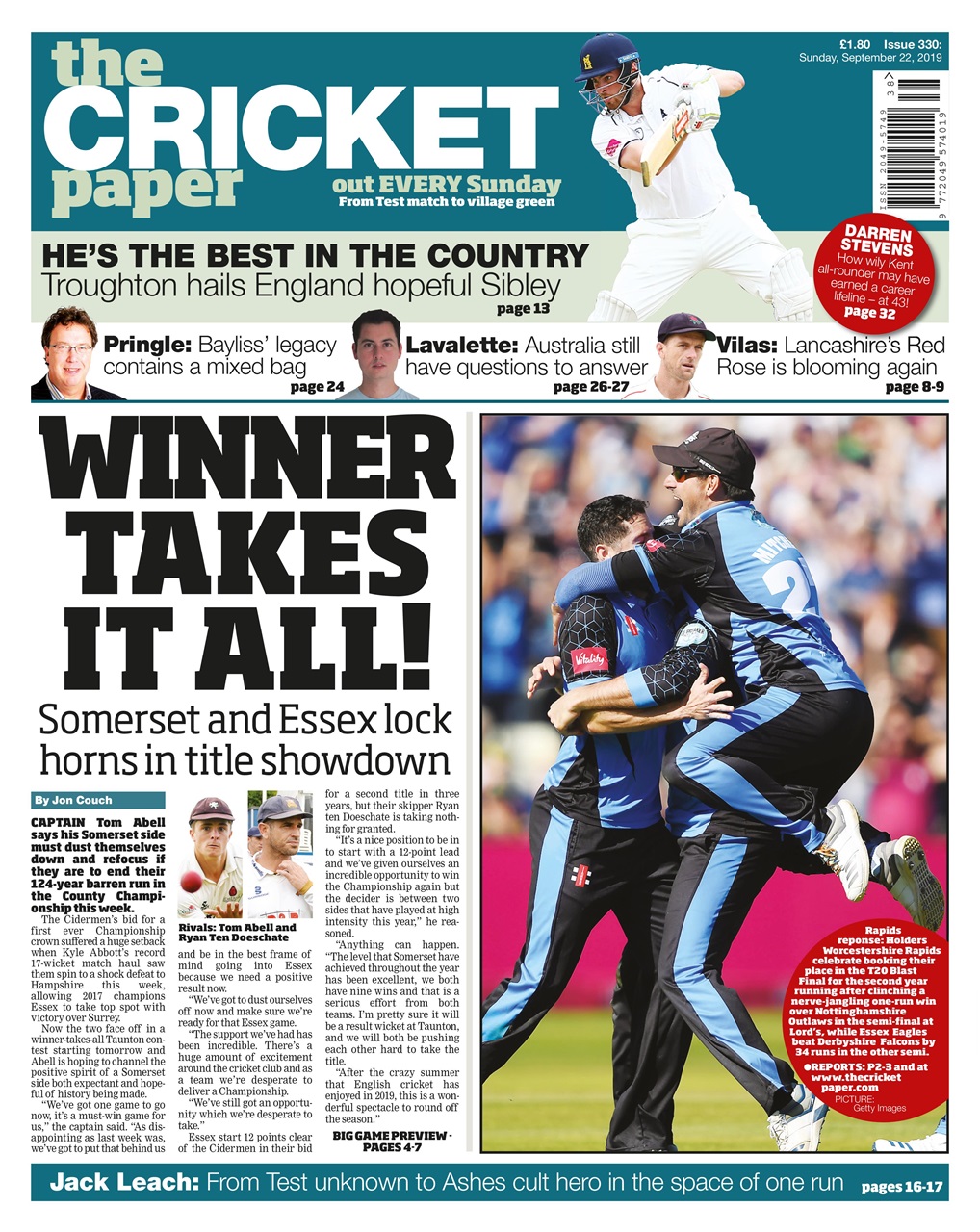 The Cricket Paper Preview Pages
