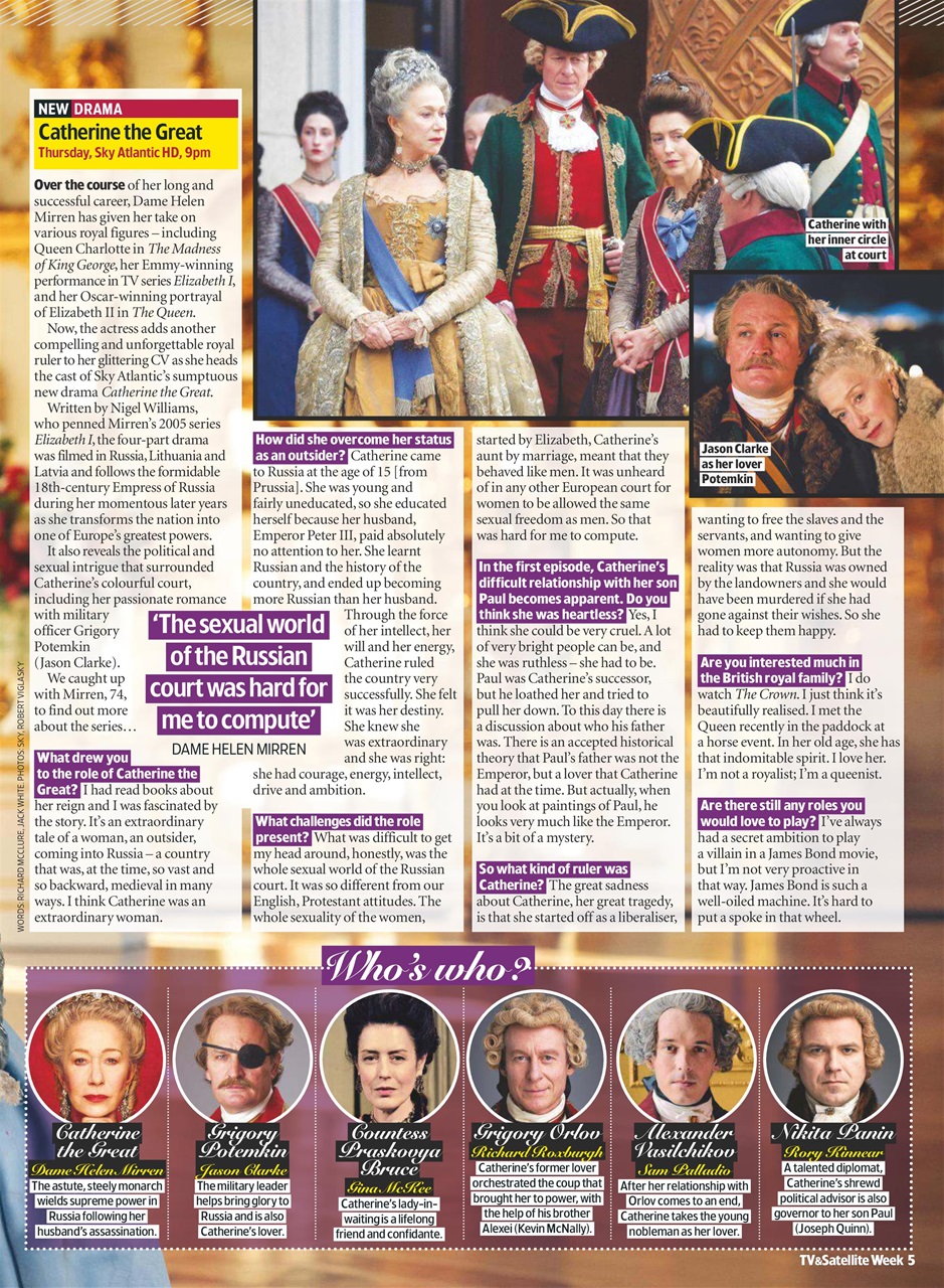 TV & Satellite Week Preview Pages