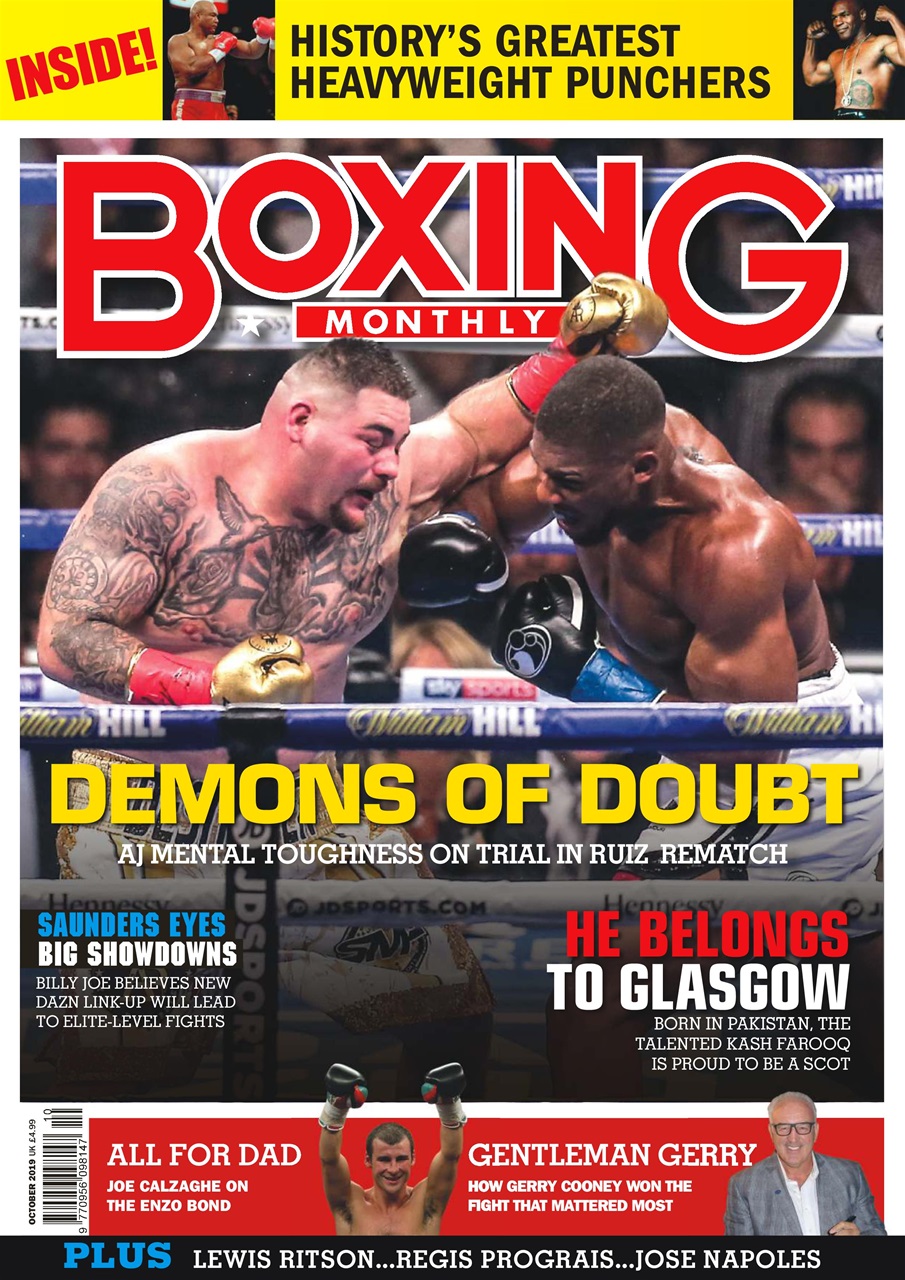Boxing Monthly Preview Pages