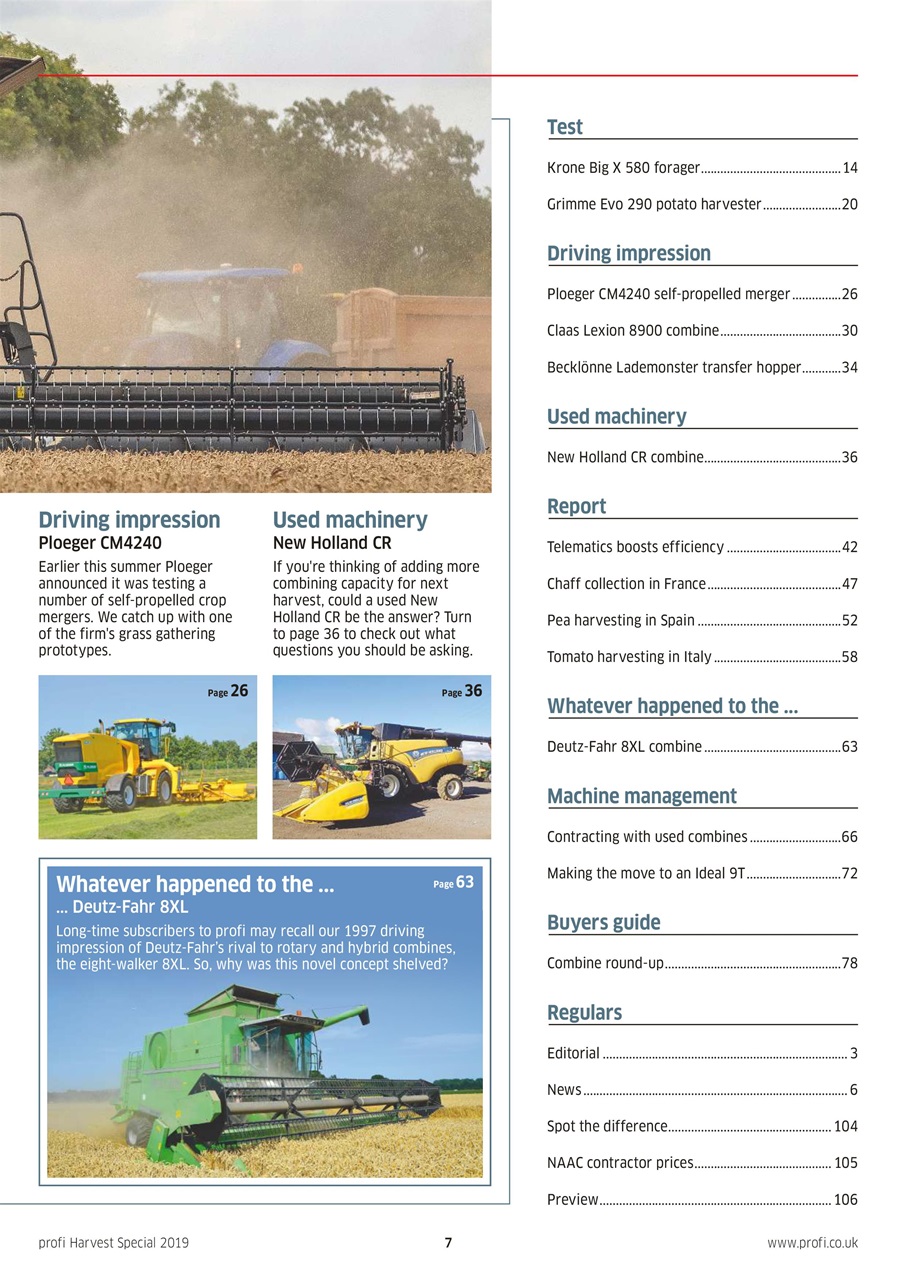 Profi International Preview Pages