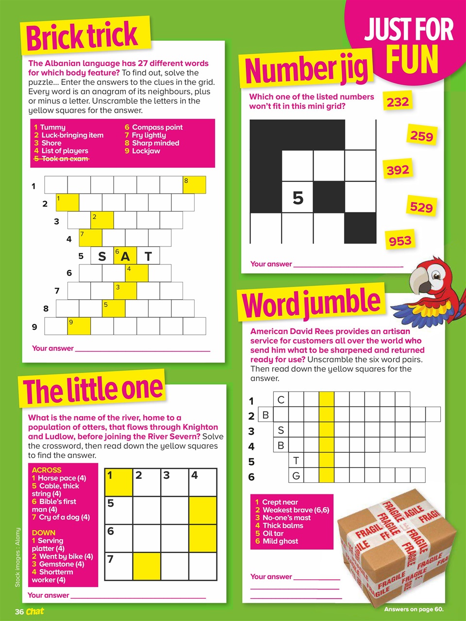 Chat Specials Preview Pages