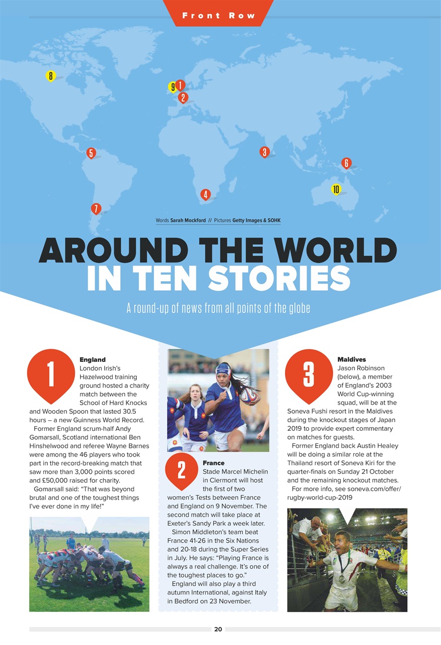 Rugby World Preview Pages