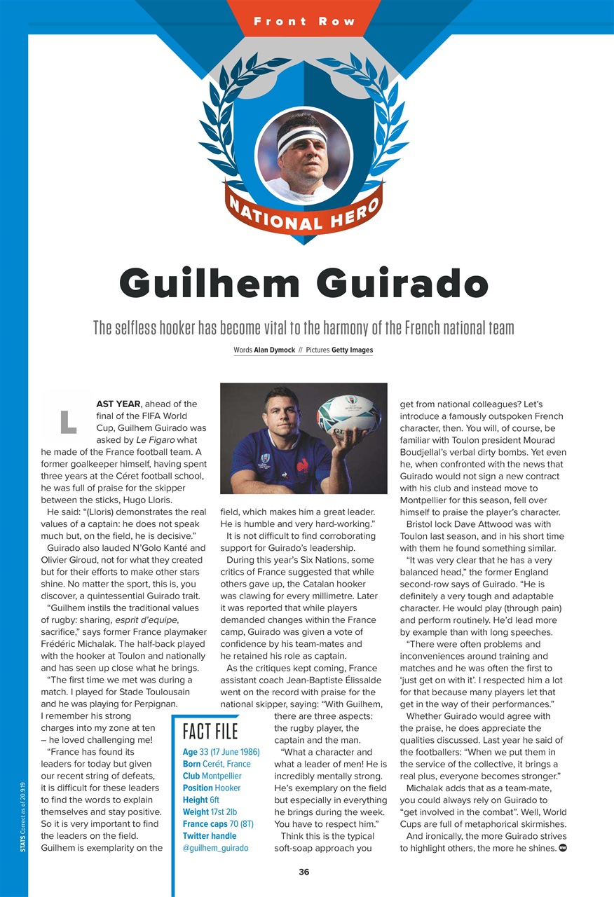 Rugby World Preview Pages