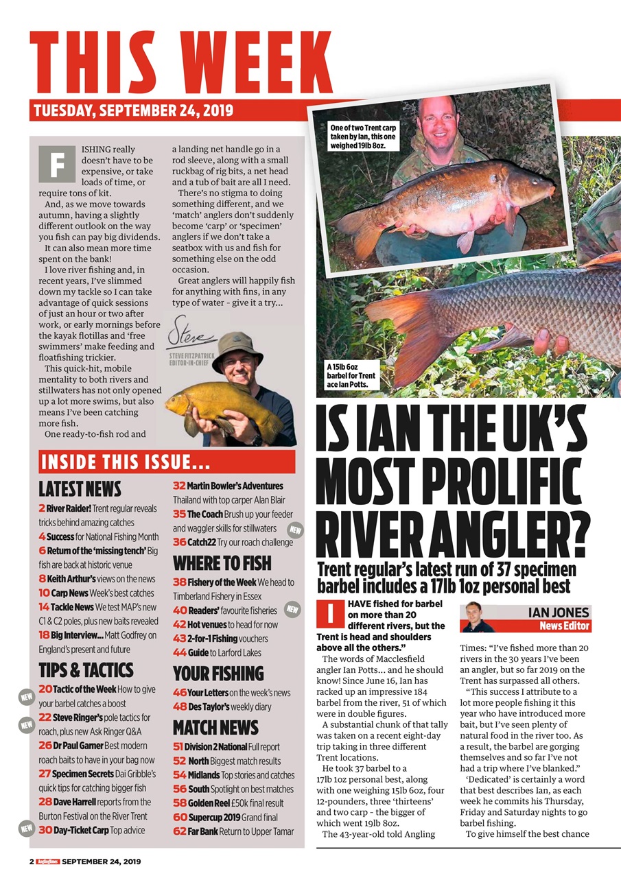 Angling Times Preview Pages