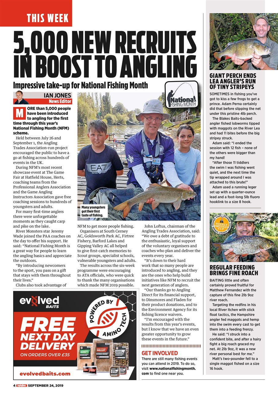 Angling Times Preview Pages