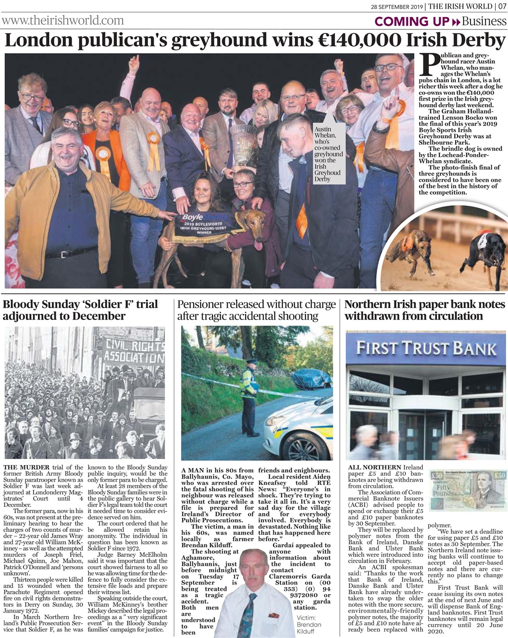 Irish World Preview Pages