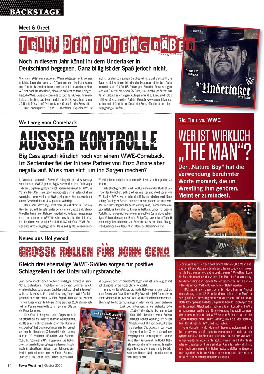 Power-Wrestling Preview Pages