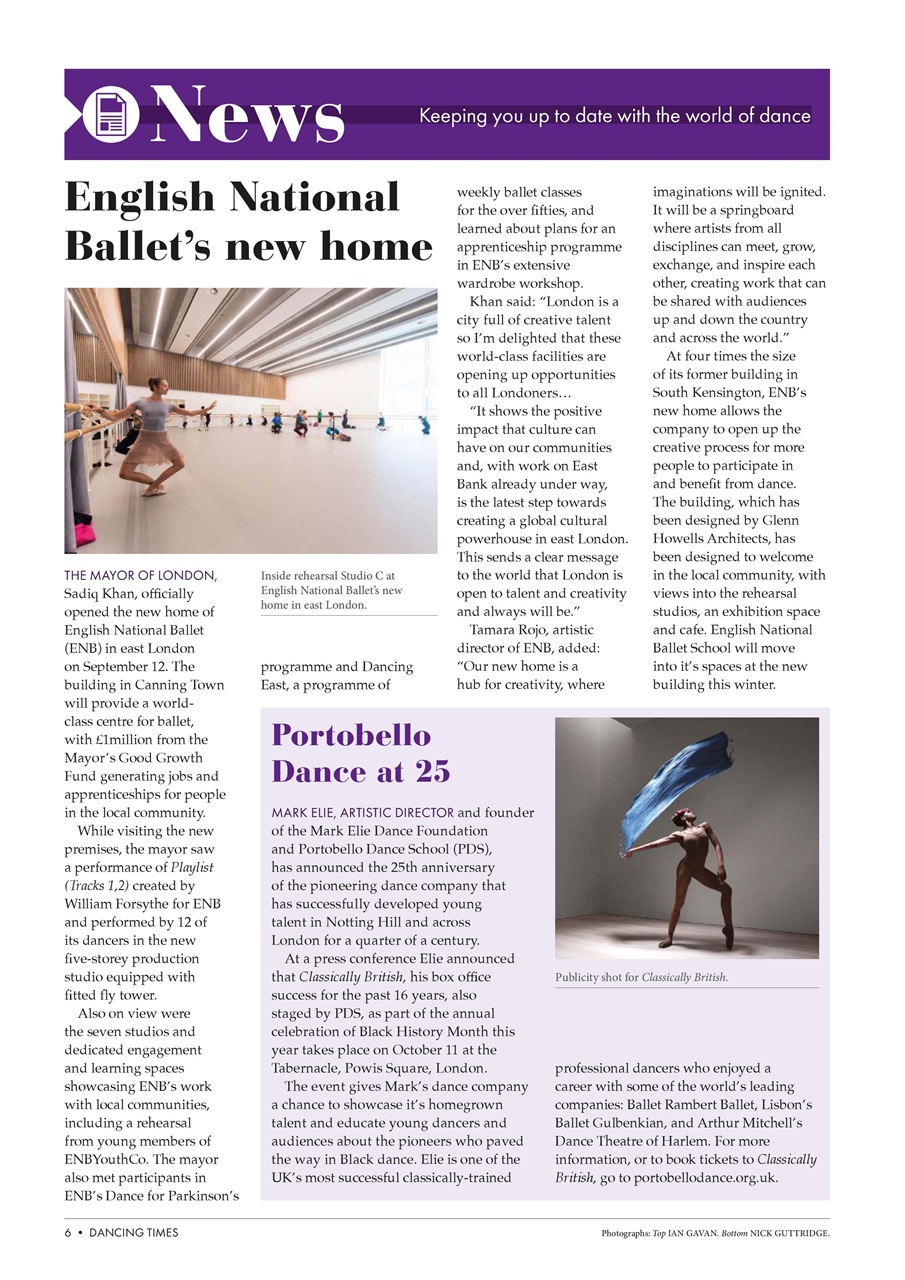 Dancing Times Preview Pages