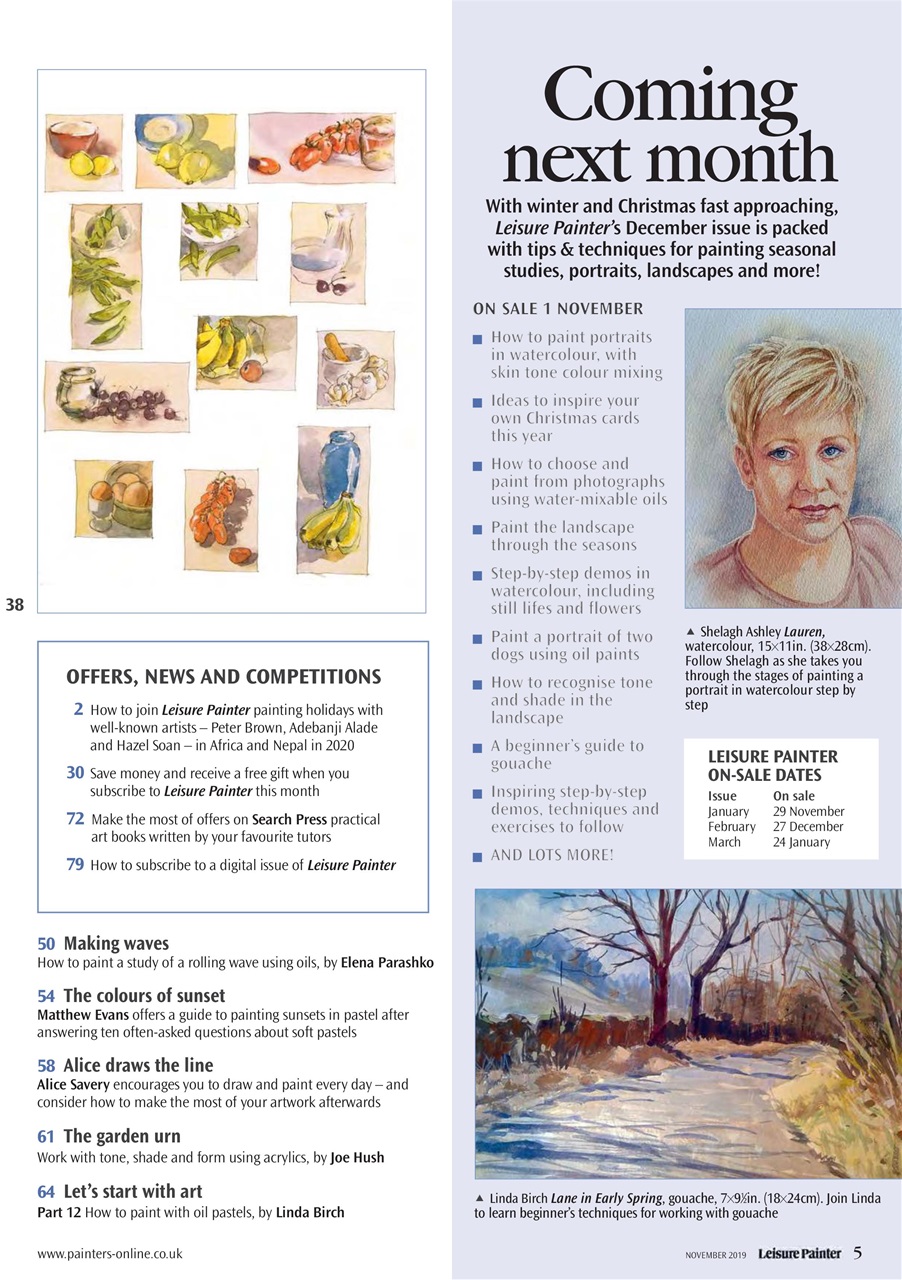 Leisure Painter & The Artist Preview Pages