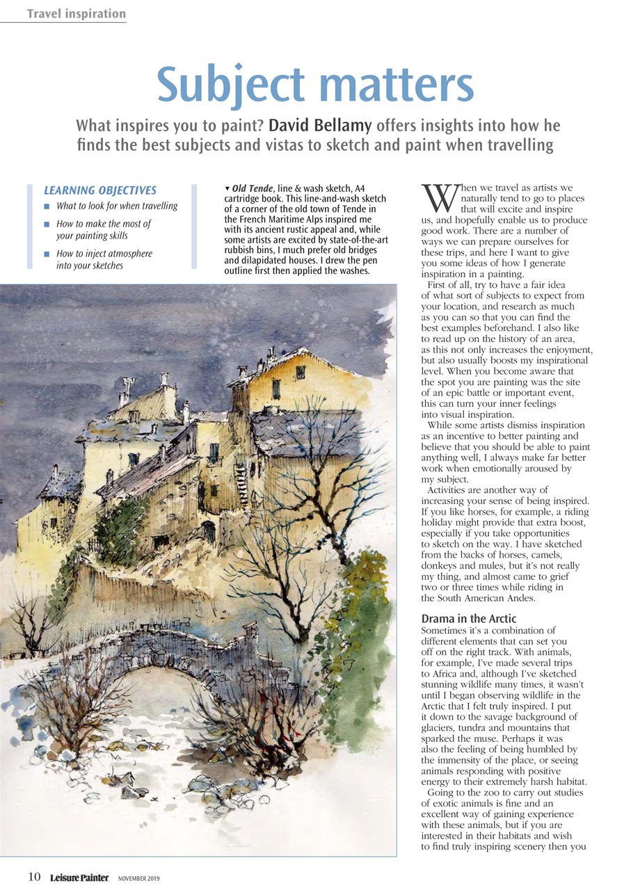 Leisure Painter & The Artist Preview Pages