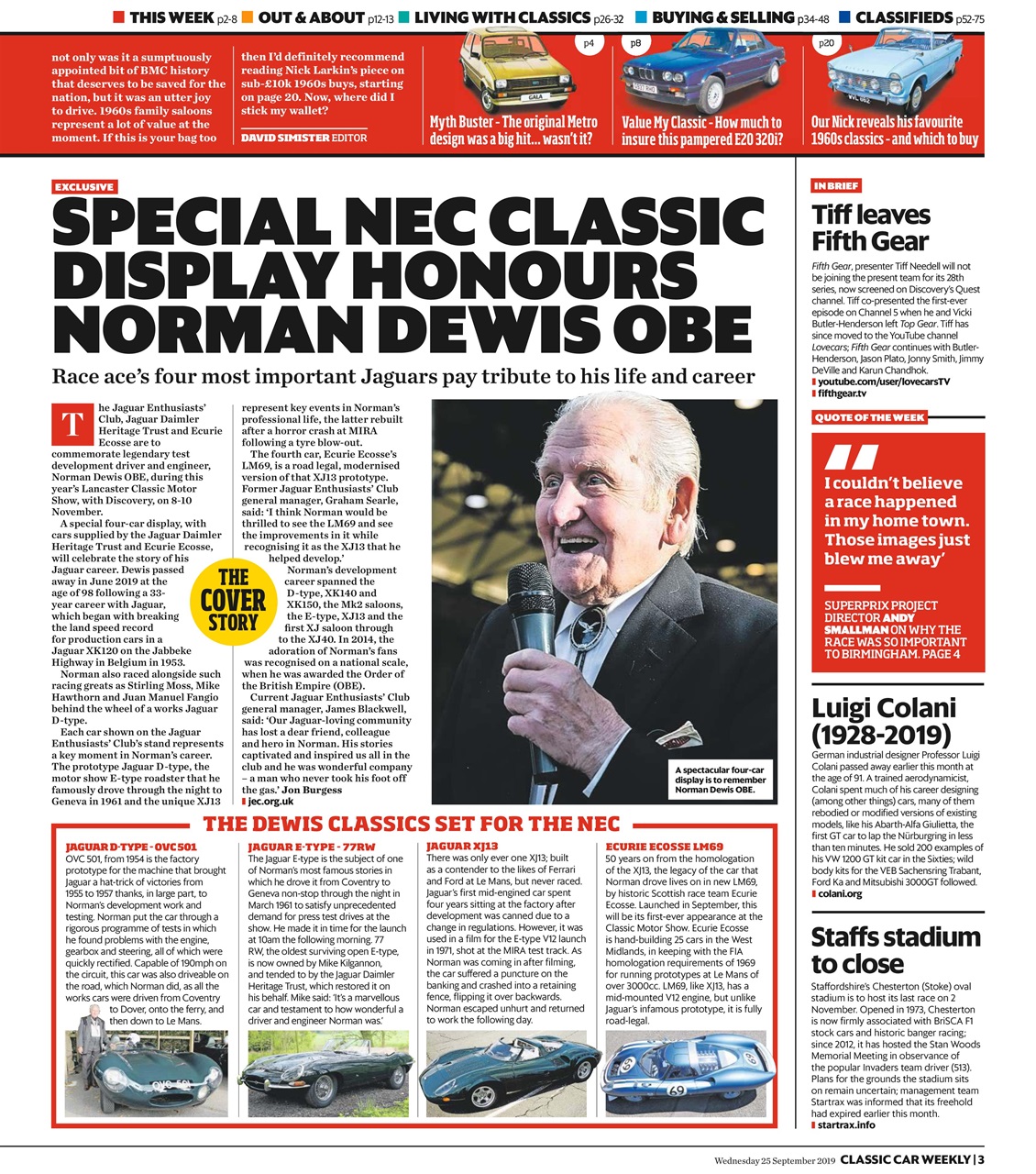 Classic Car Weekly Preview Pages