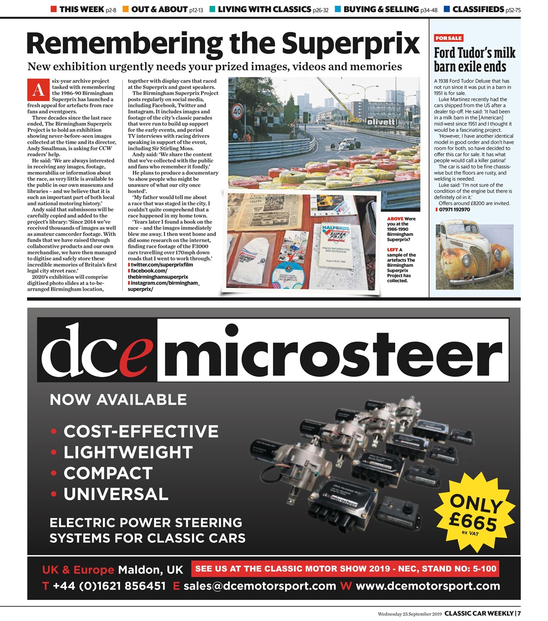 Classic Car Weekly Preview Pages