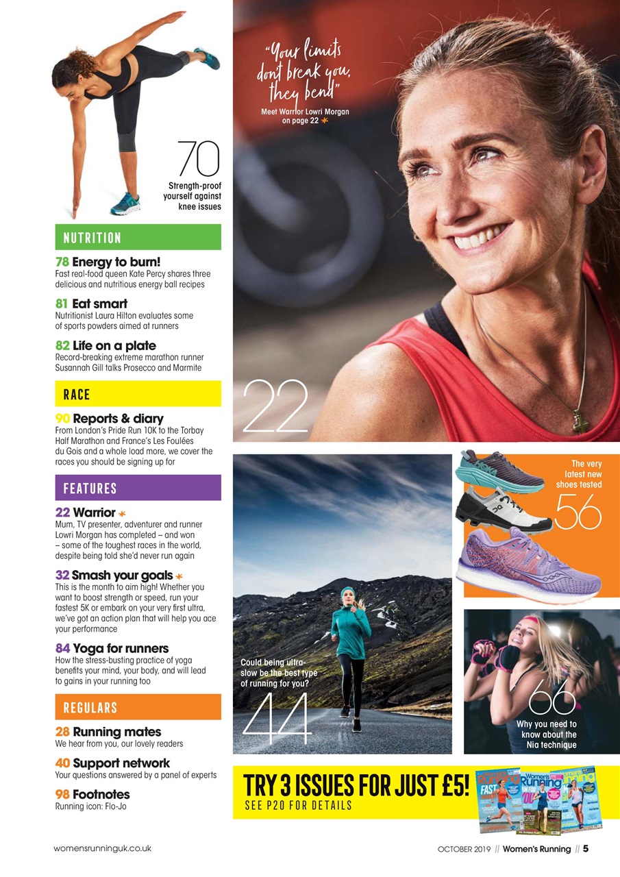 Women’s Running Preview Pages
