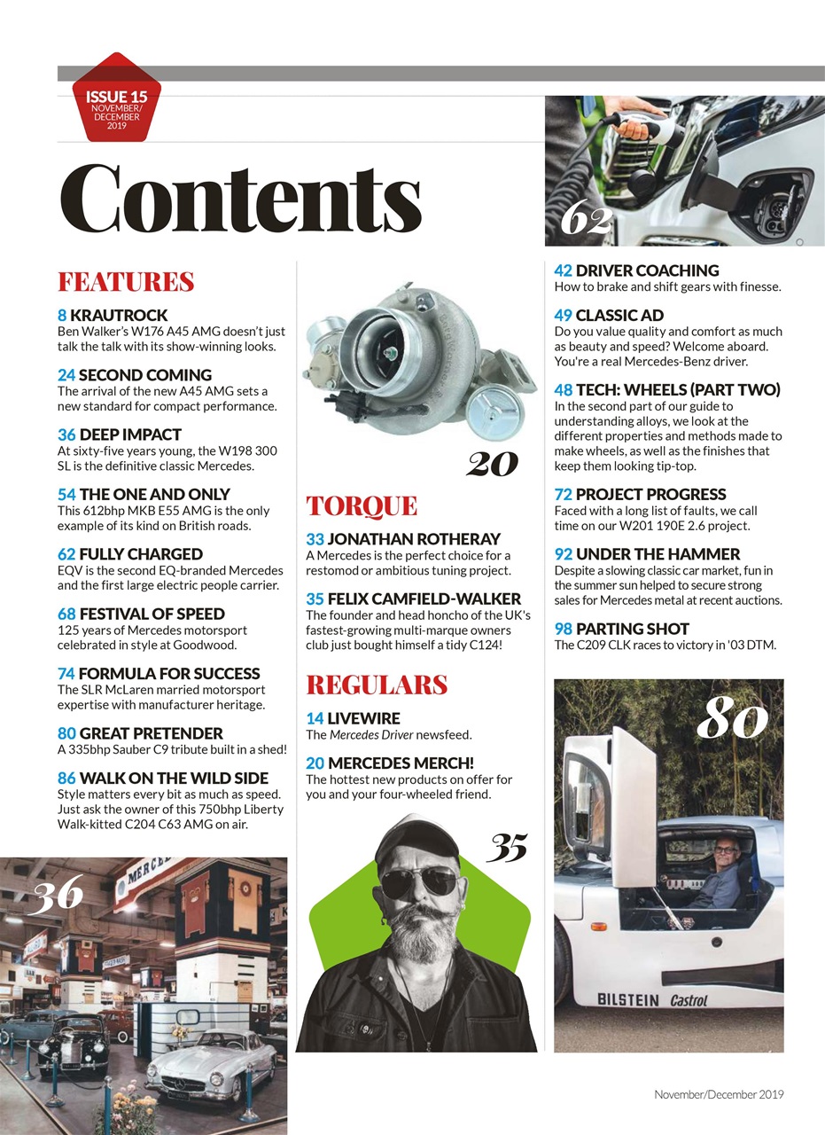 Mercedes Driver Magazine Preview Pages