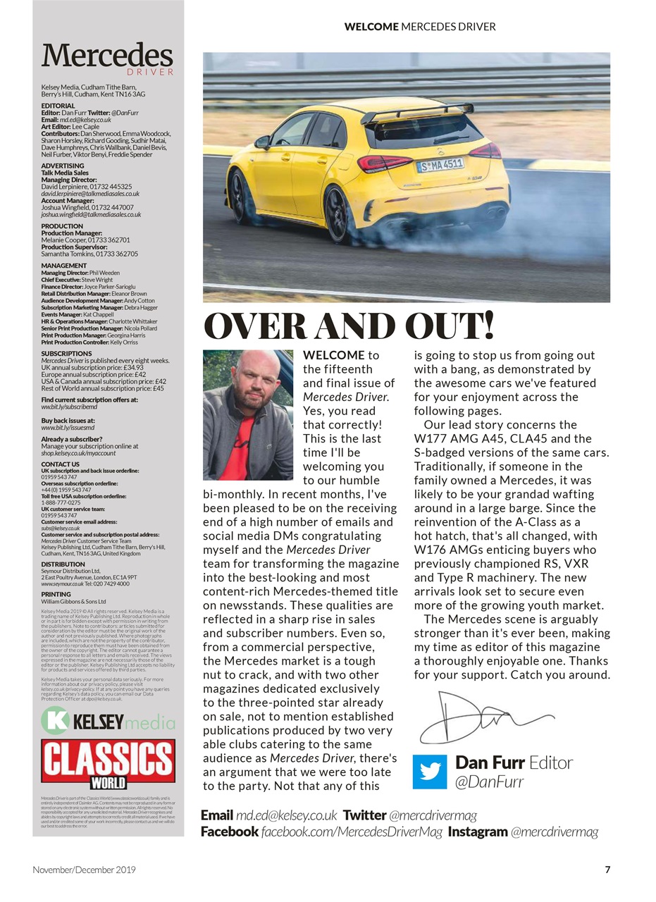 Mercedes Driver Magazine Preview Pages