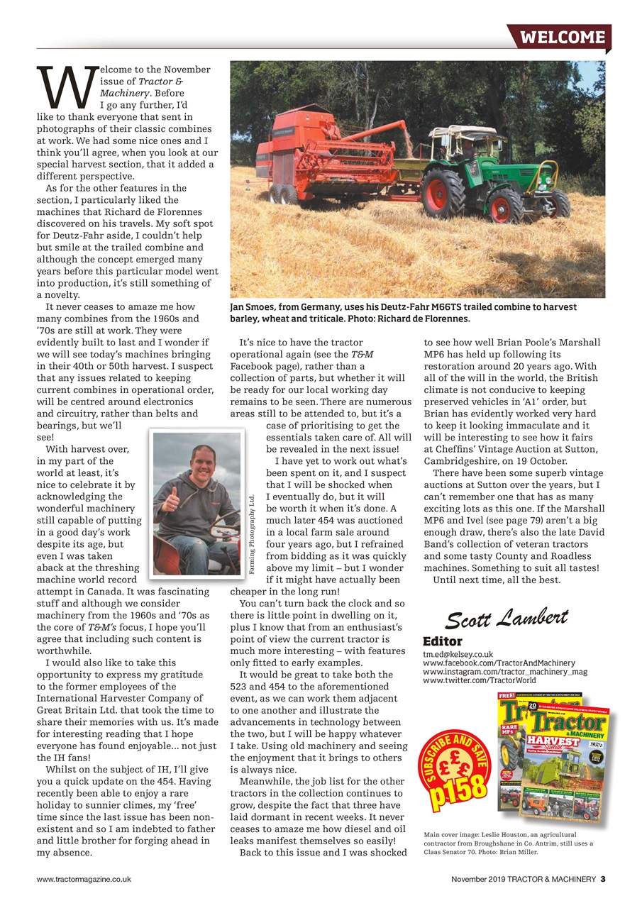 Tractor & Machinery Preview Pages