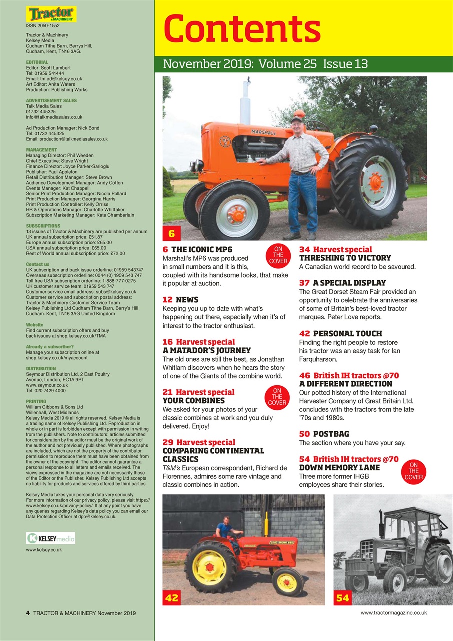 Tractor & Machinery Preview Pages