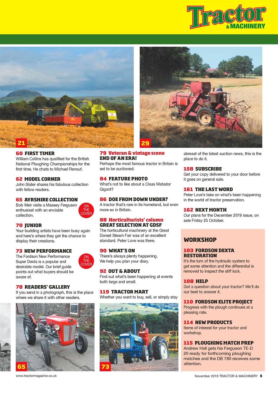 Tractor & Machinery Preview Pages