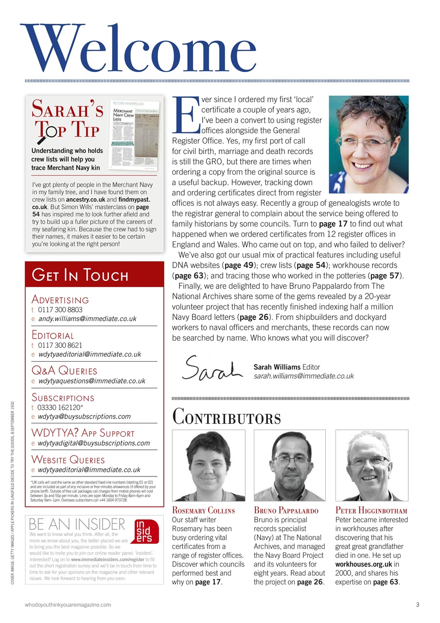 Who Do You Think You Are? Preview Pages