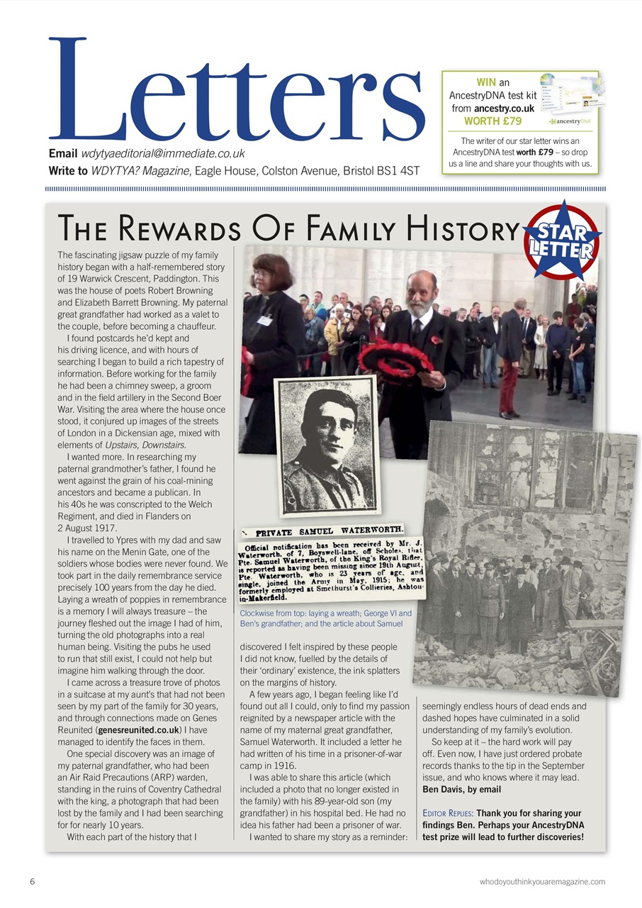 Who Do You Think You Are? Preview Pages