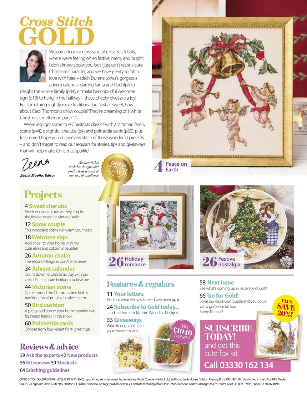 Cross Stitch Gold Preview Pages