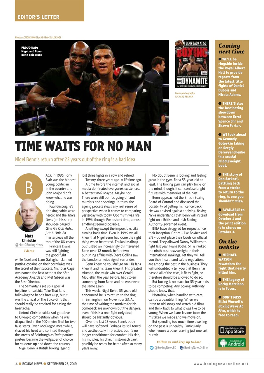 Boxing News Preview Pages