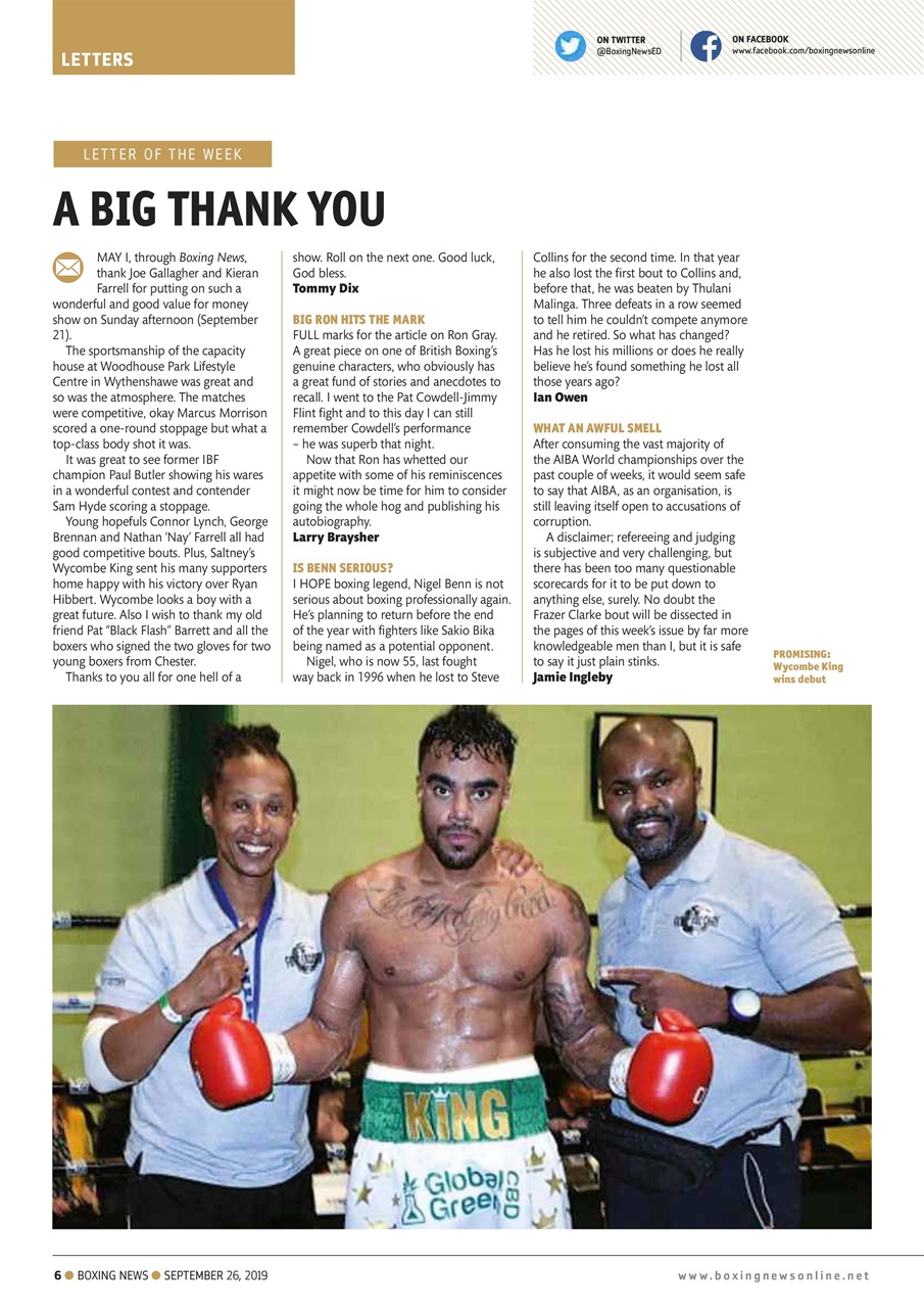Boxing News Preview Pages