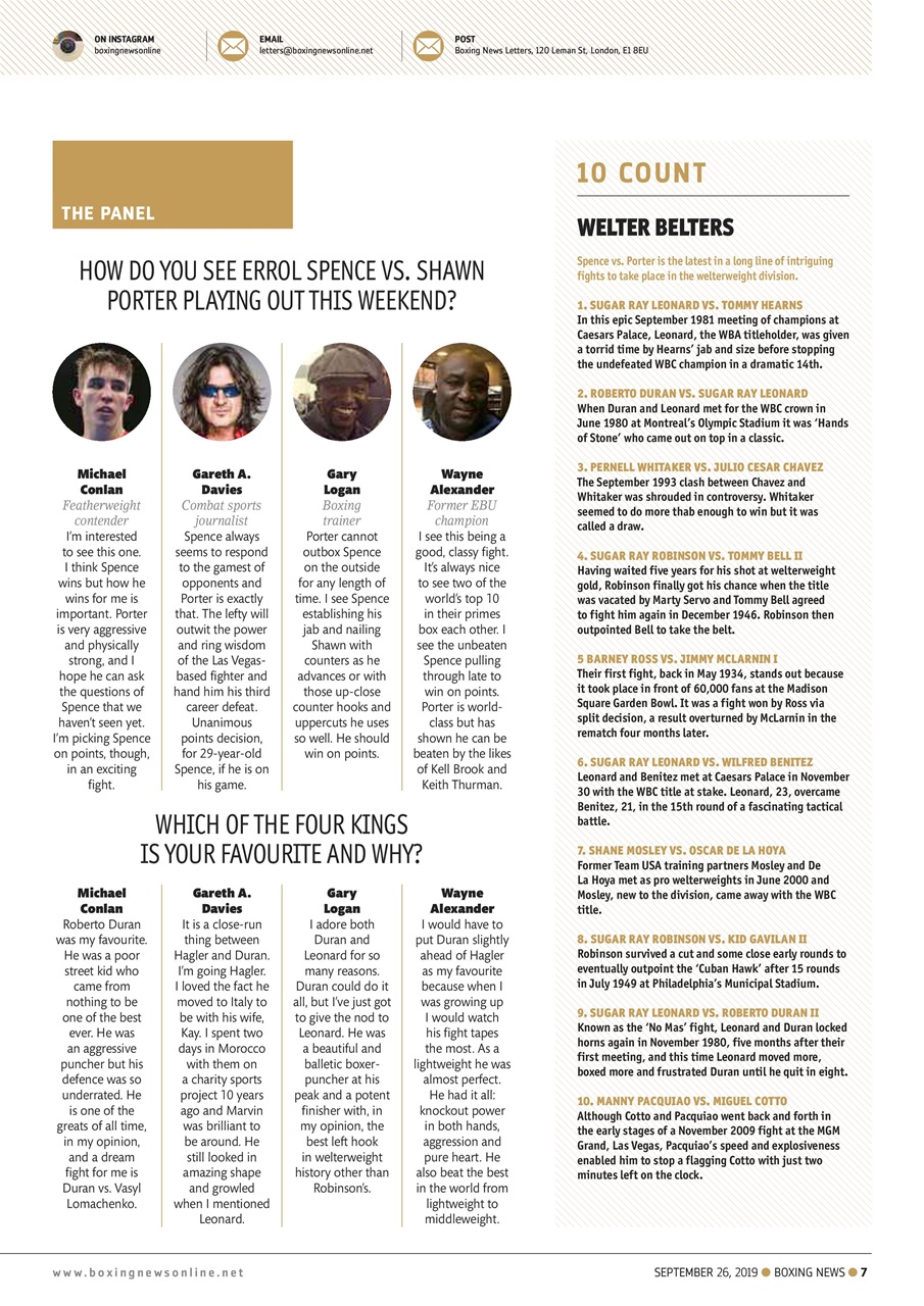 Boxing News Preview Pages