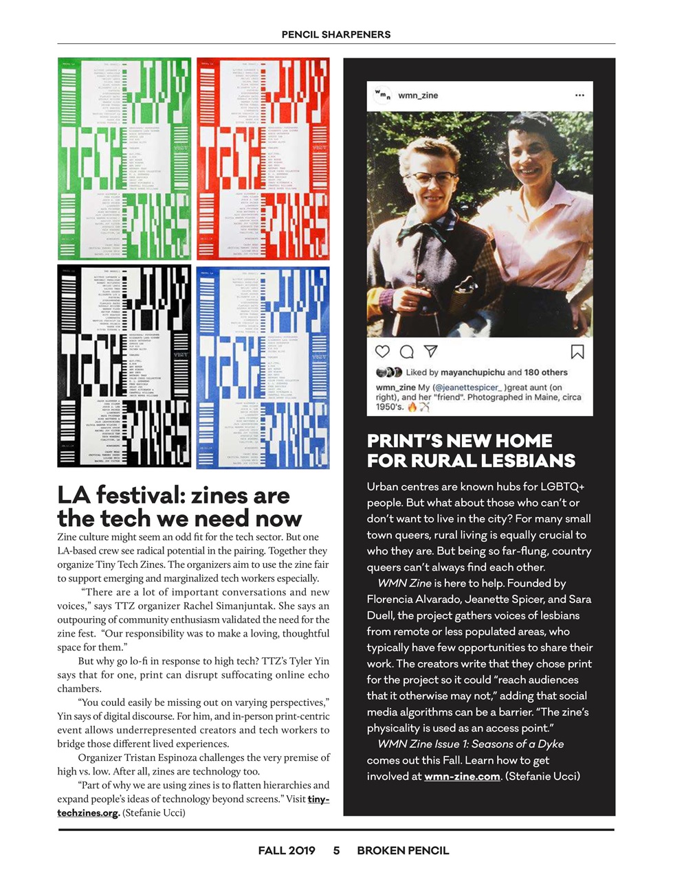 Broken Pencil Preview Pages