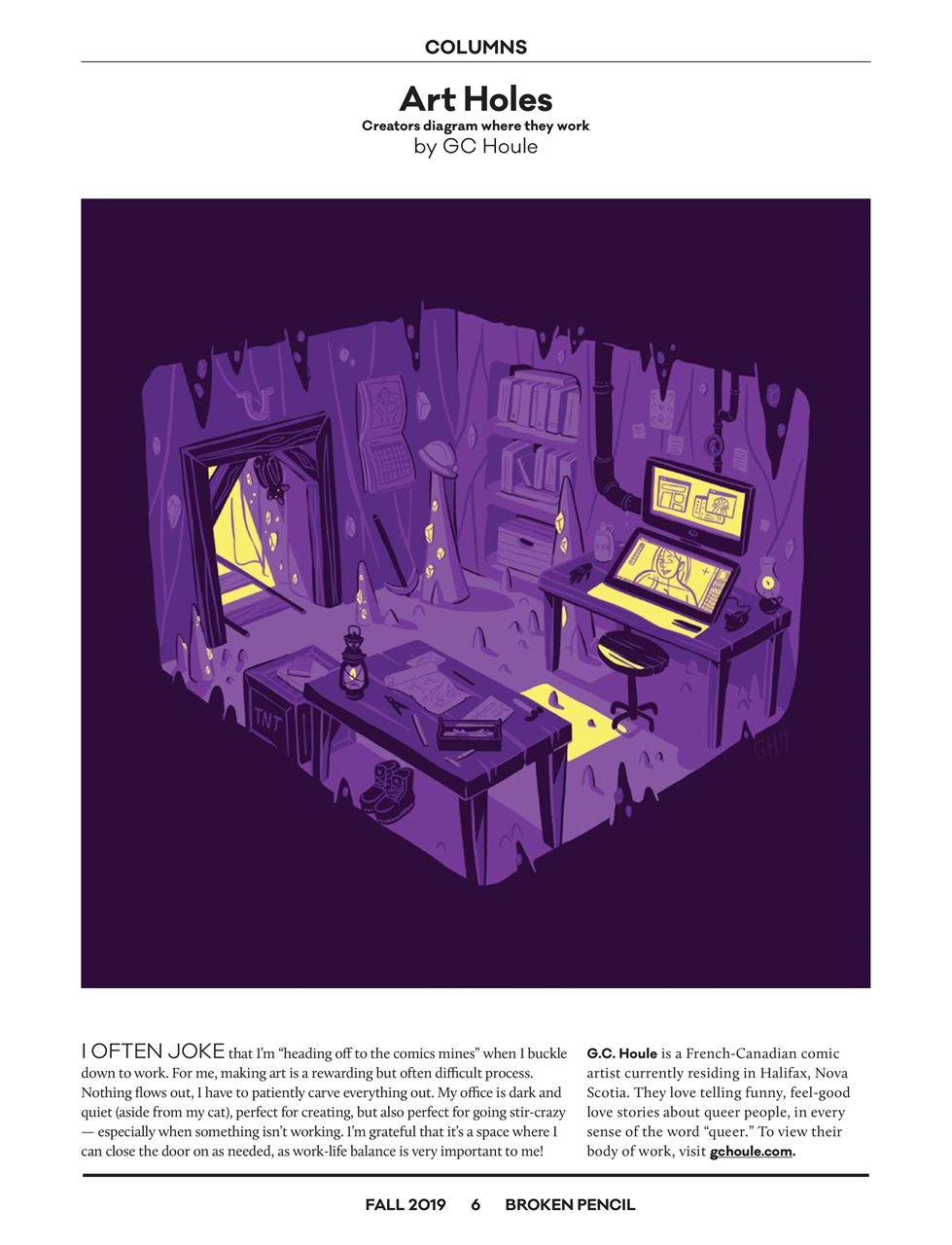 Broken Pencil Preview Pages