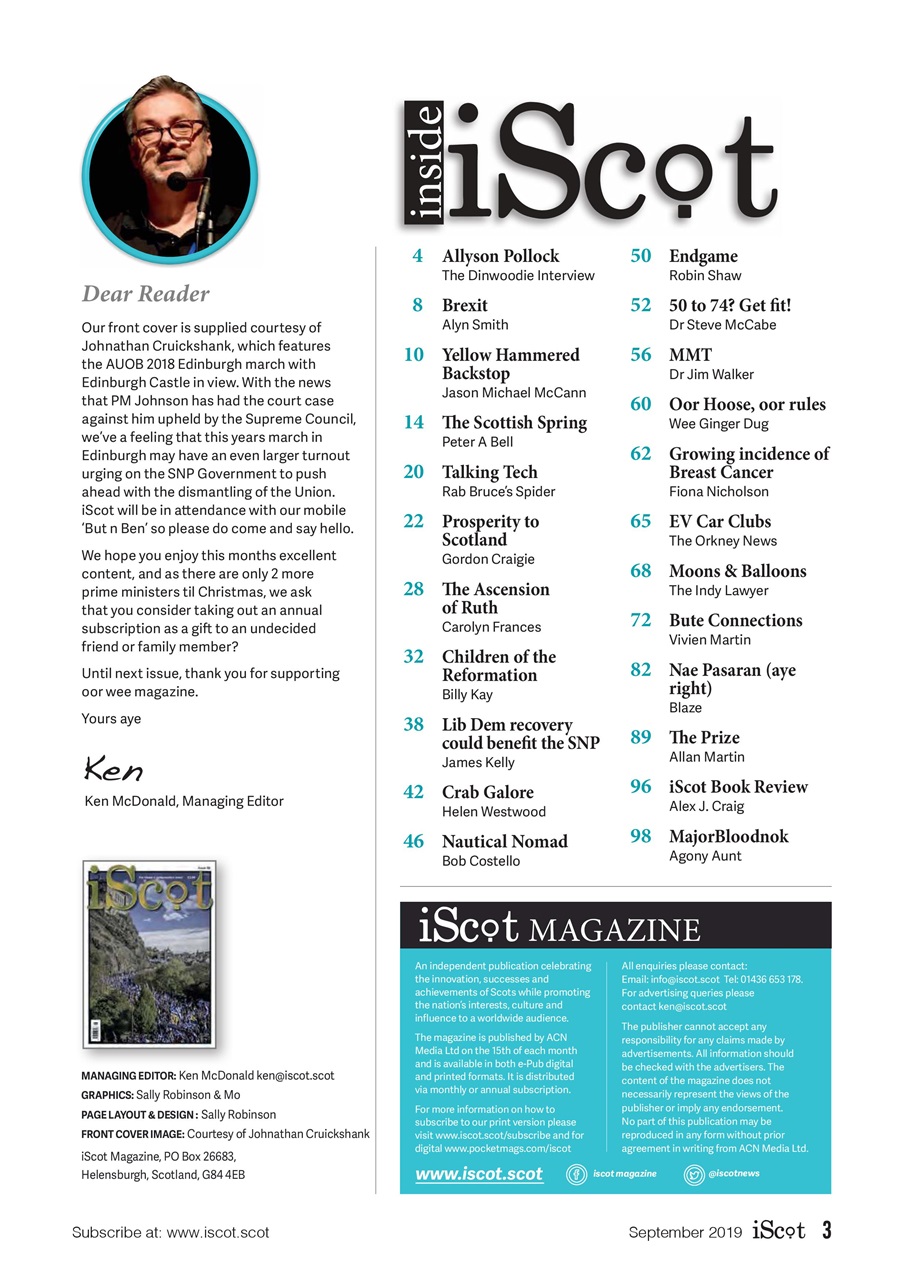 iScot Magazine Preview Pages