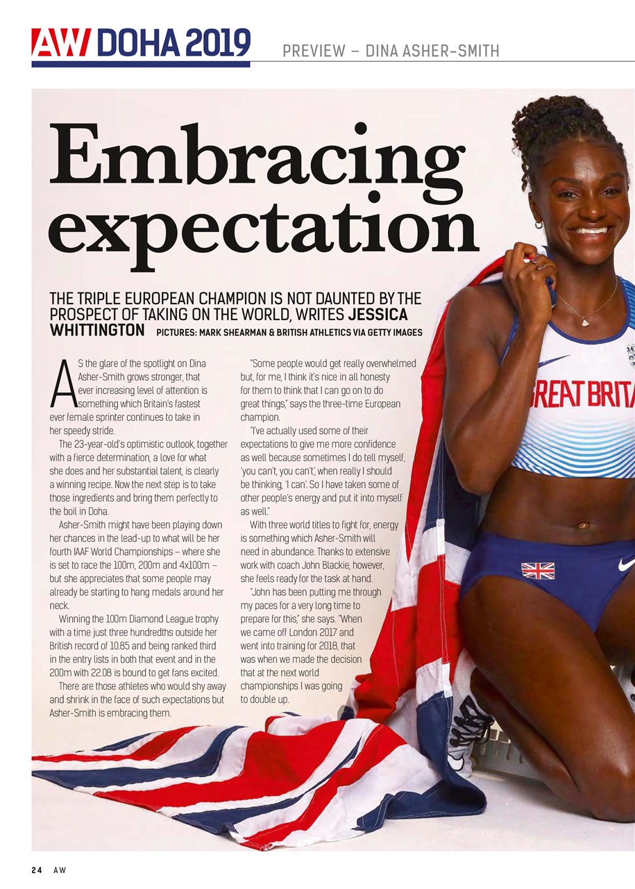 AW – Athletics Weekly Magazine Preview Pages