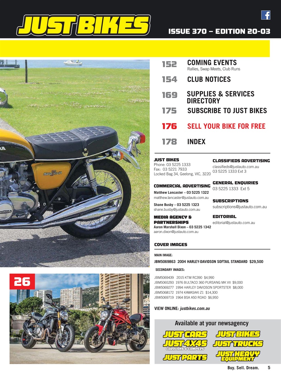 JUST BIKES Preview Pages