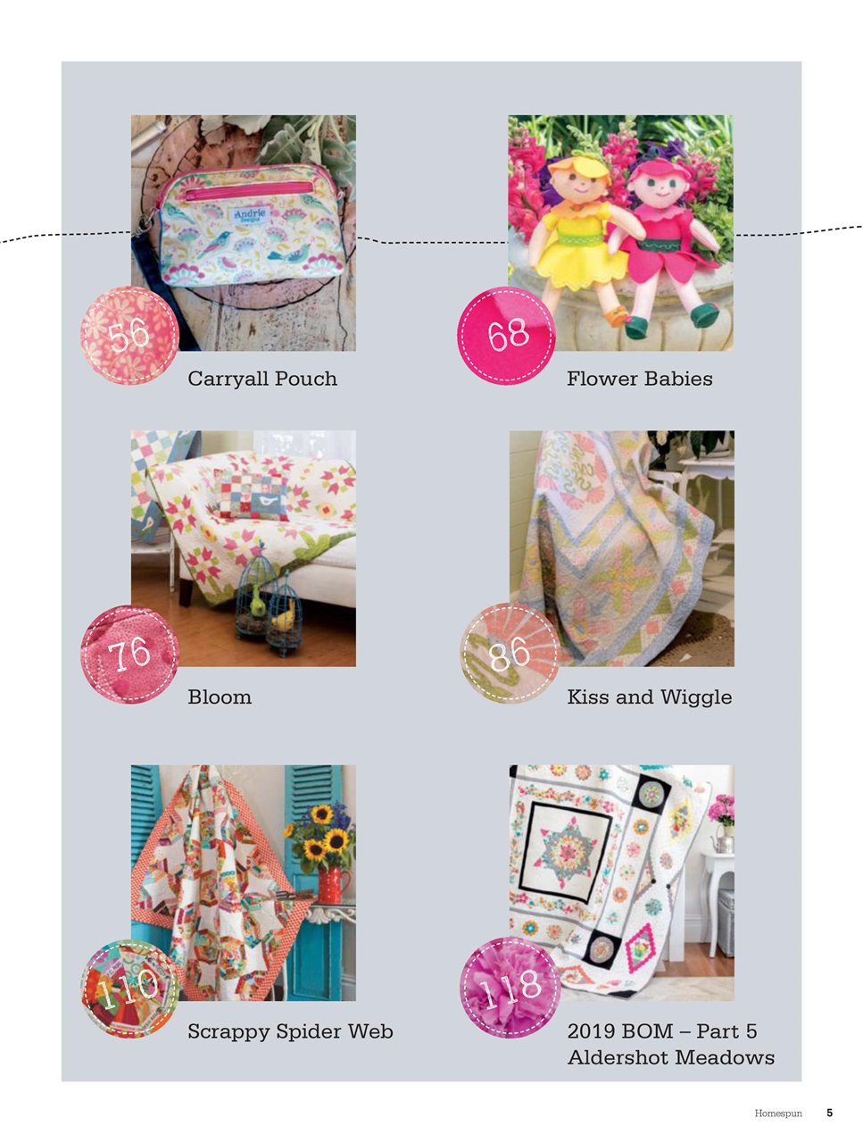 Homespun Preview Pages