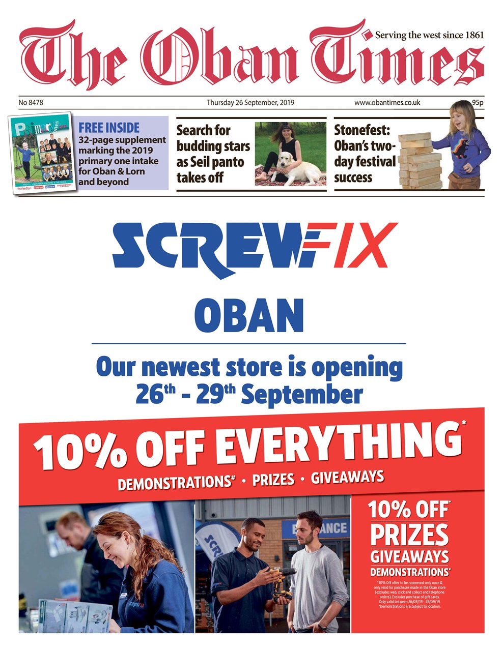 The Oban Times & Lochaber Times Preview Pages