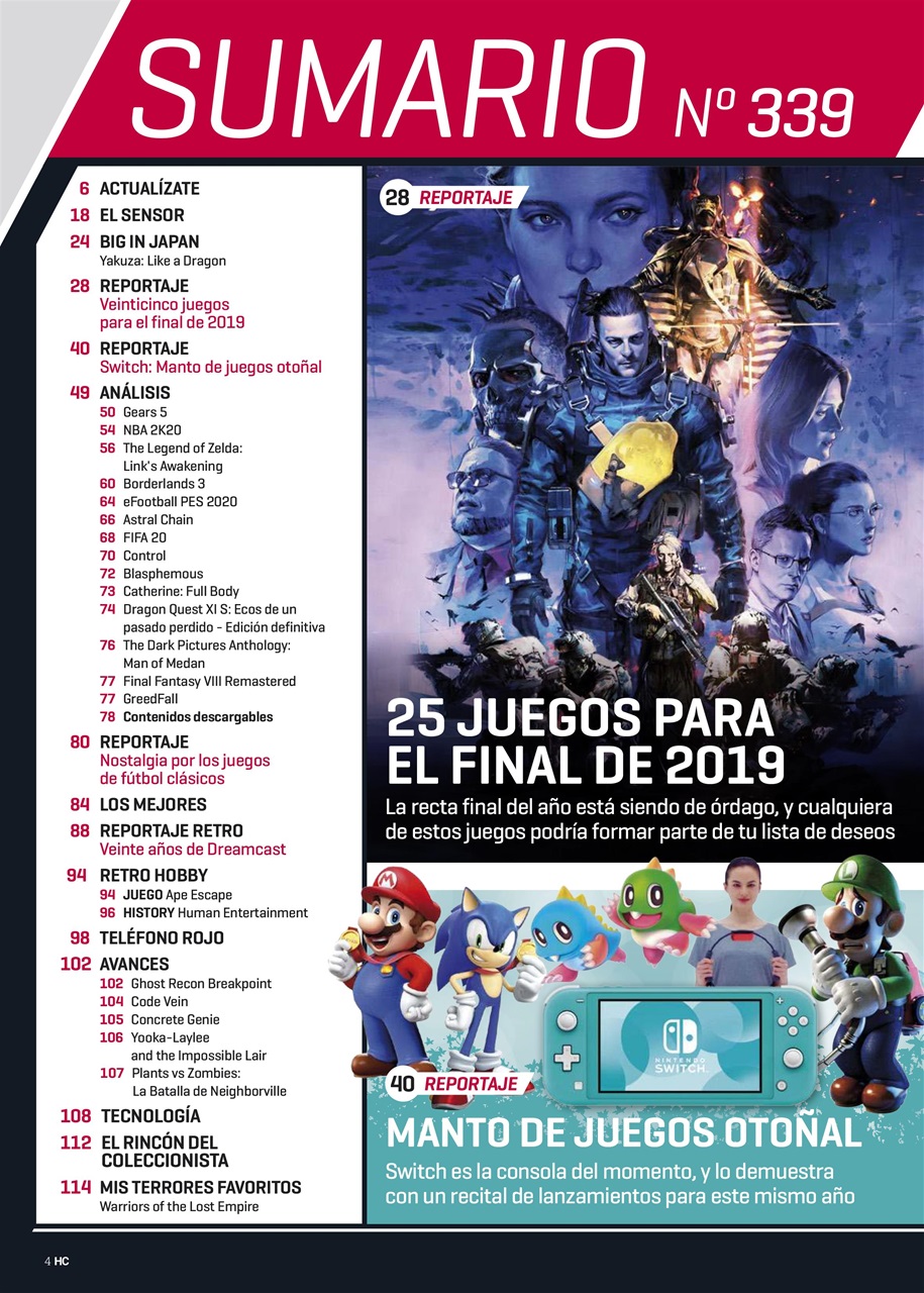 Hobby Consolas Preview Pages