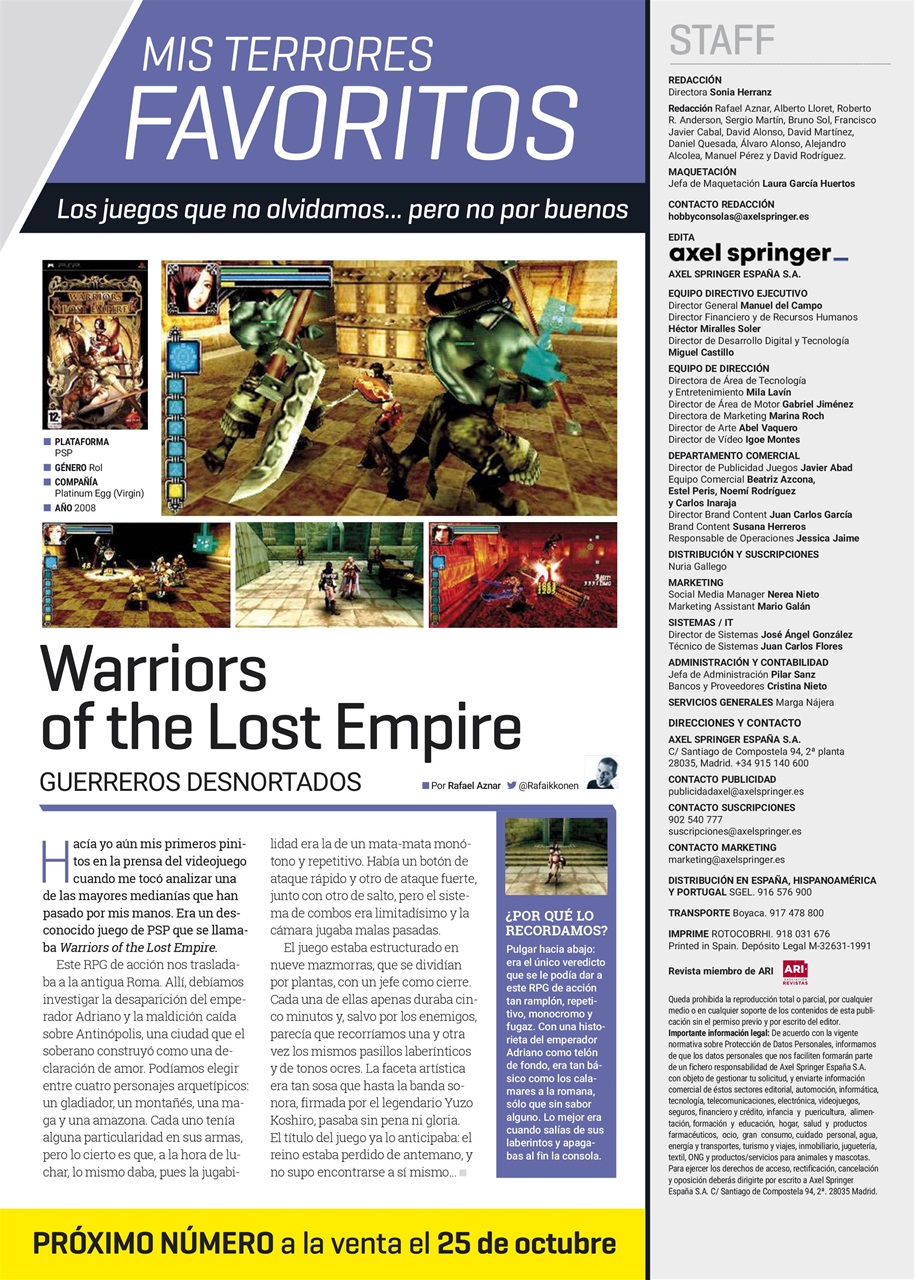 Hobby Consolas Preview Pages