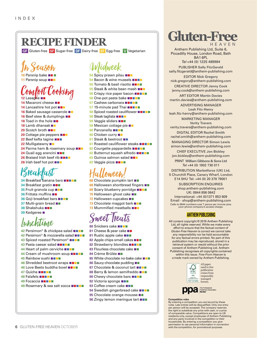 Gluten-Free Heaven Preview Pages