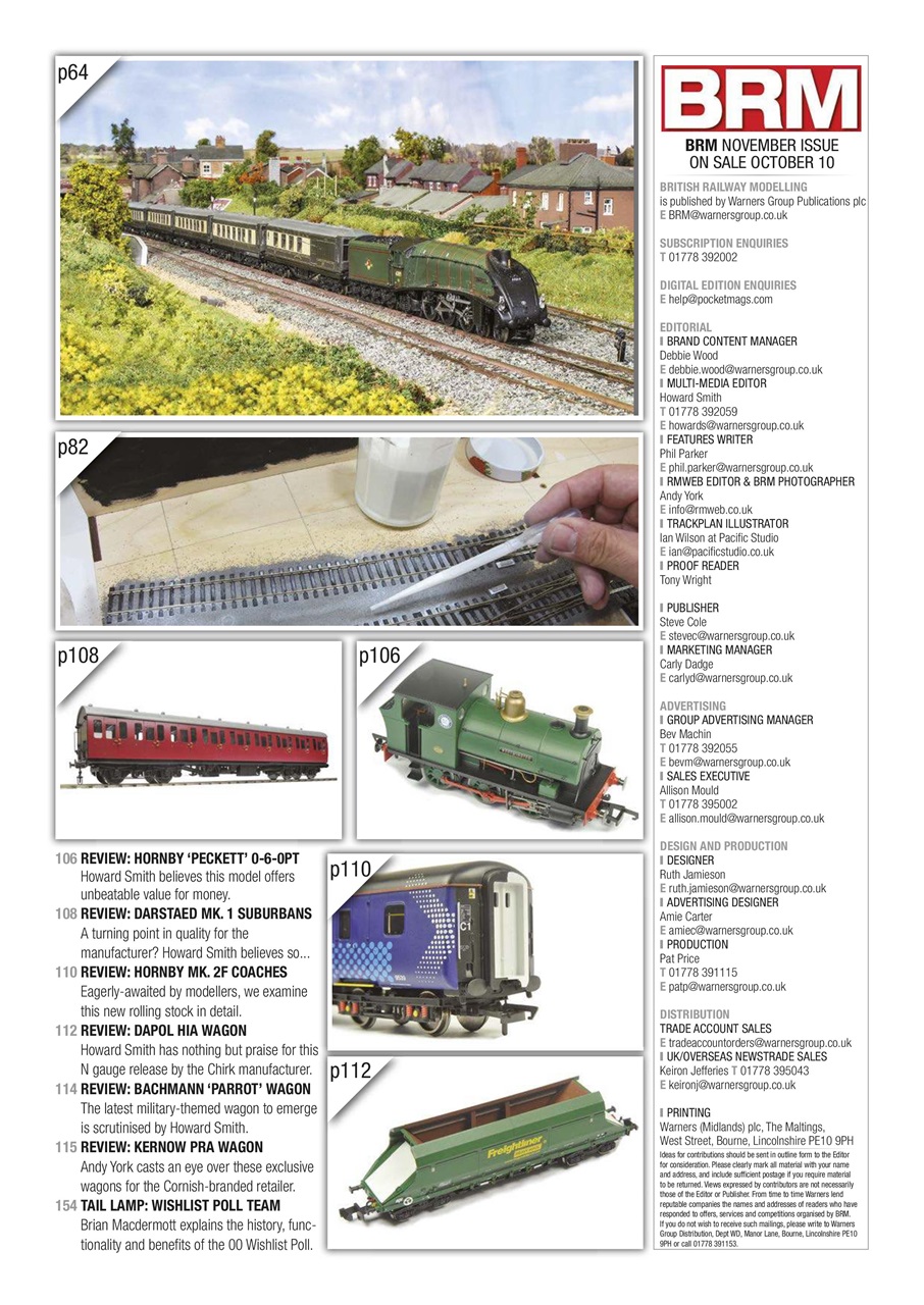 British Railway Modelling (BRM) Preview Pages