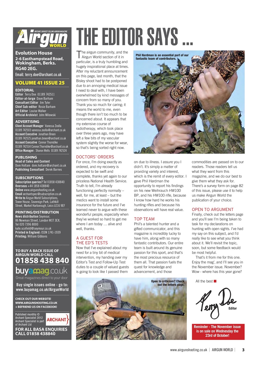 Airgun World Preview Pages