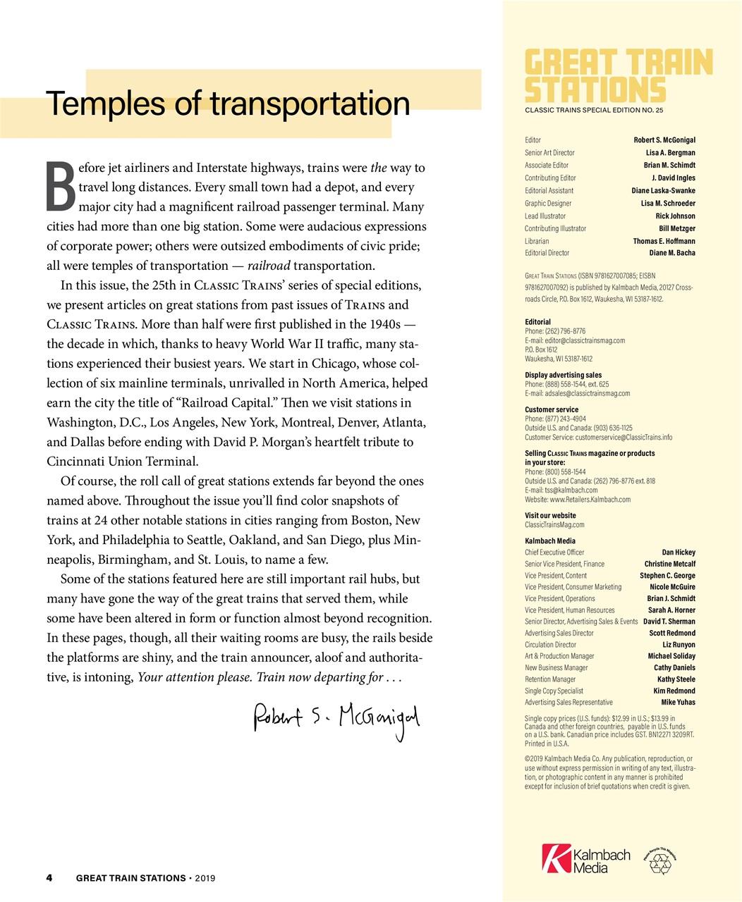 Classic Trains Preview Pages