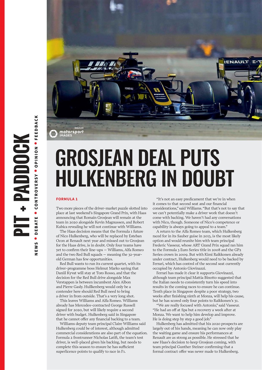 Autosport Preview Pages