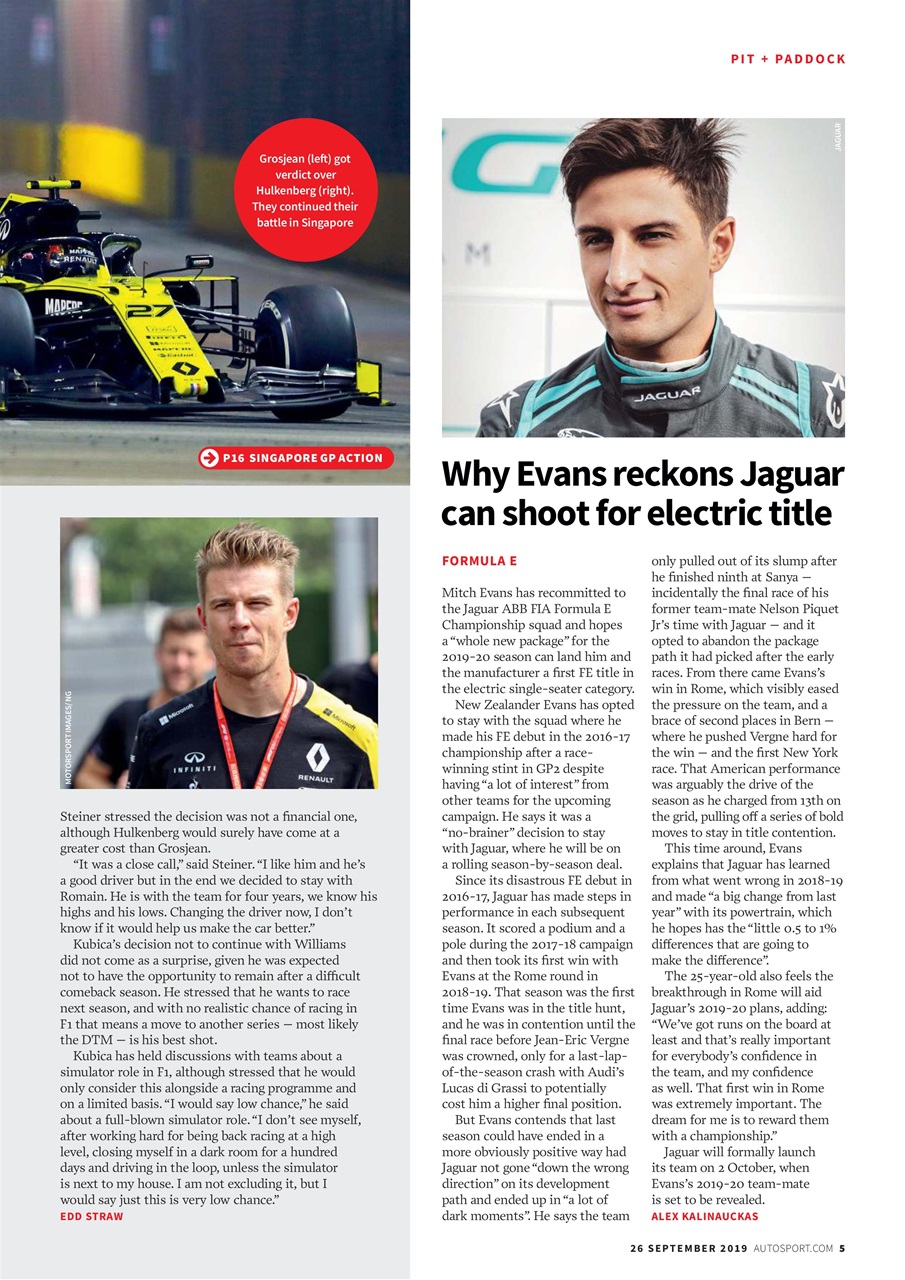 Autosport Preview Pages