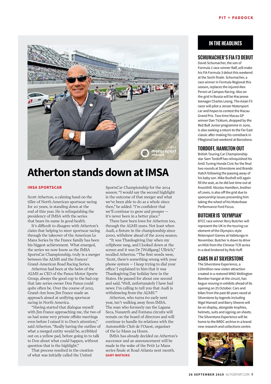 Autosport Preview Pages