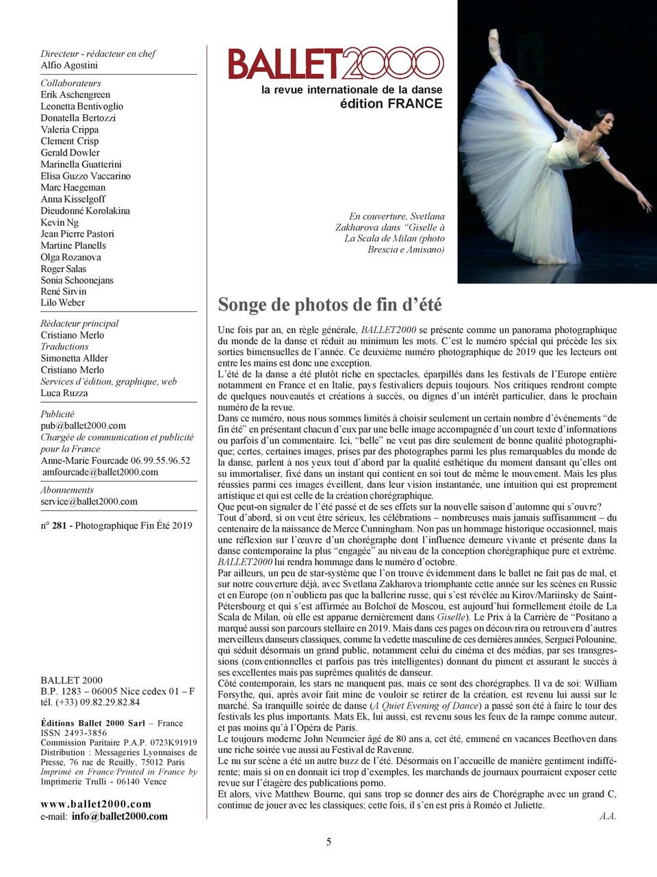 BALLET2000 Édition France Preview Pages