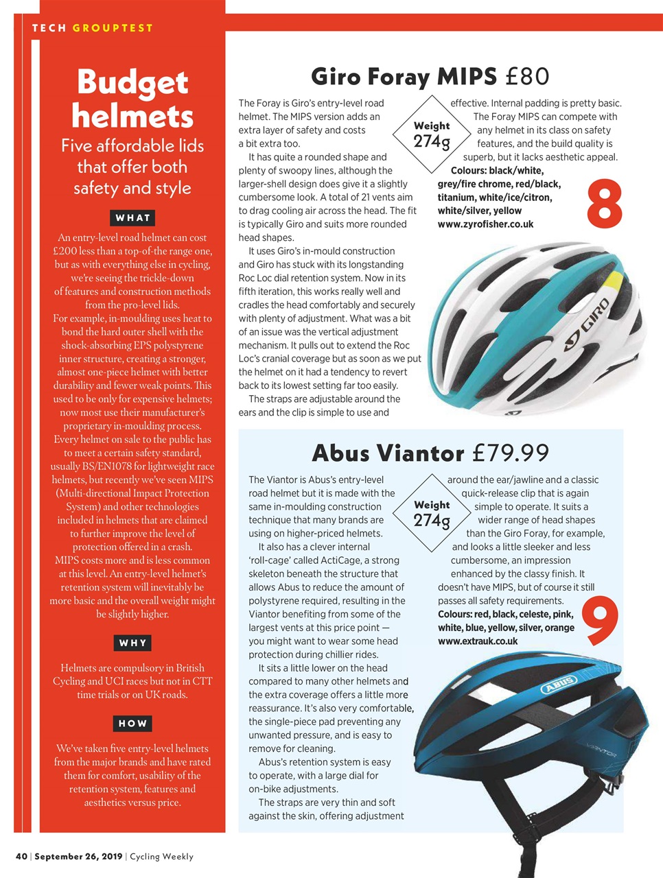Cycling Weekly Preview Pages