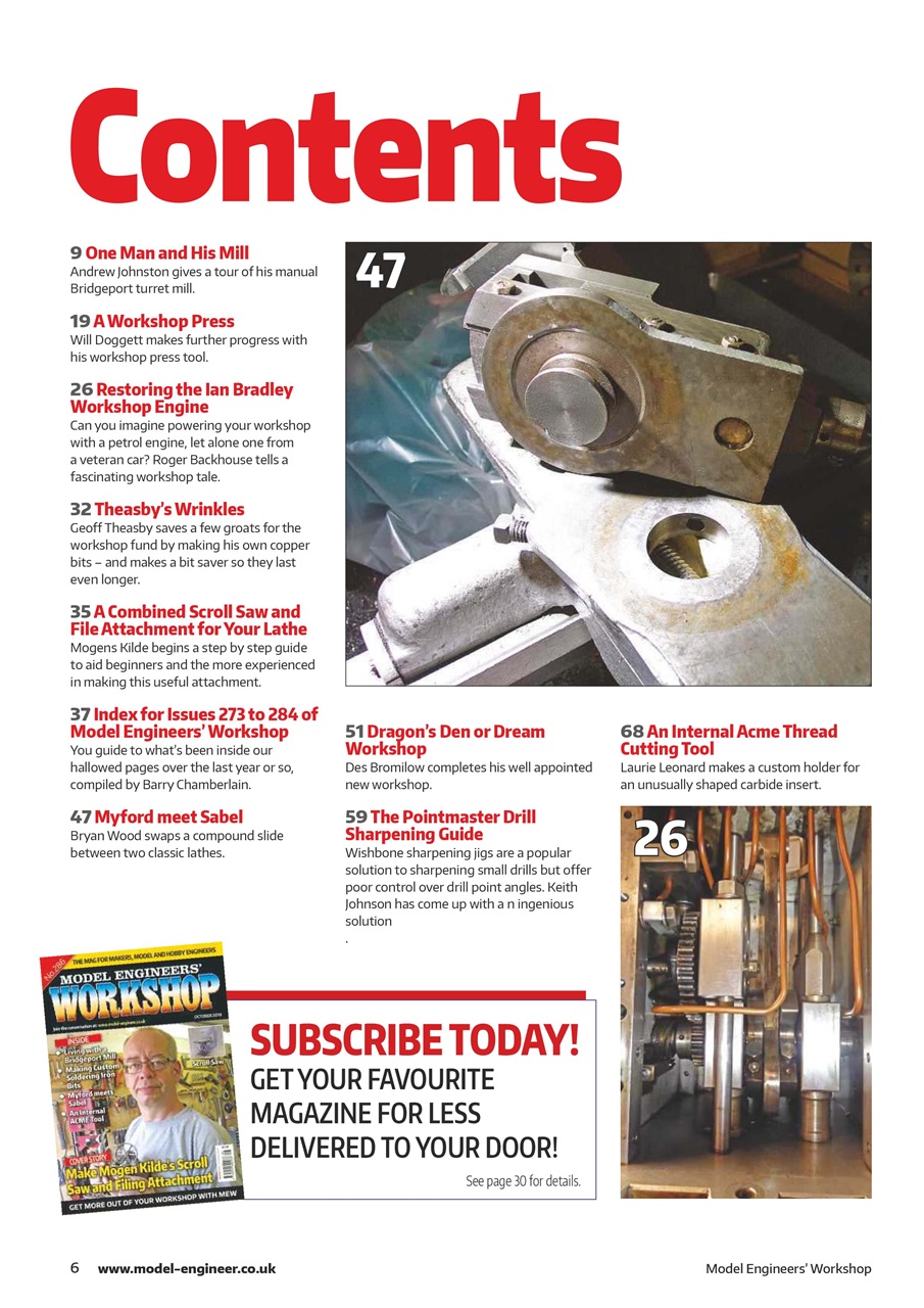 Model Engineer & Workshop Magazine Preview Pages