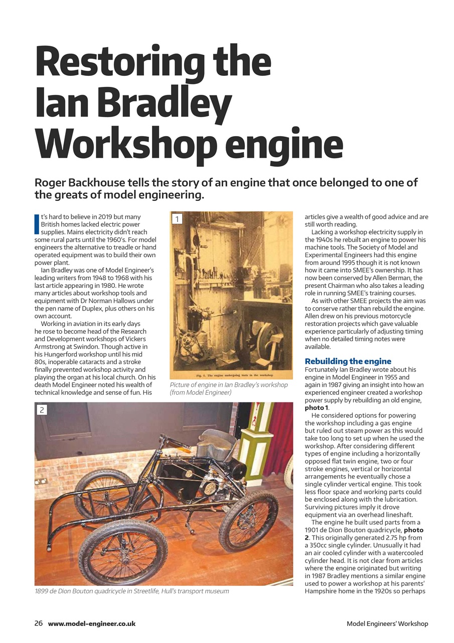 Model Engineer & Workshop Magazine Preview Pages
